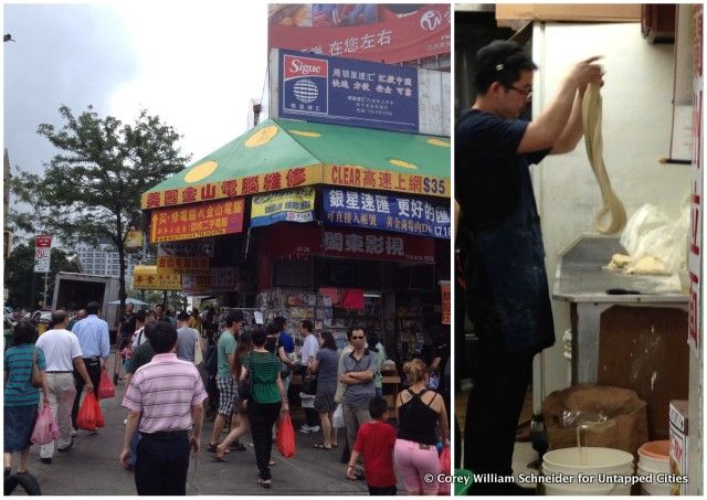 The Golden Mall-Flushing-Queens-Untapped Cities-Corey William Schneider-Pulled Hand Noodles