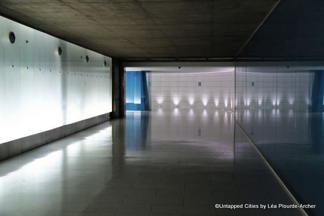 One of many tunnels connecting buildings in the Underground City