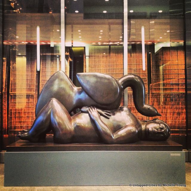 Leda and the Swan-40 W 57th Street-Sculpture-Pedestrian Walkway-Midtown-NYC