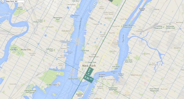 ExtendNY-Manhattan Grid-Extended-Earth-Lower Manhattan