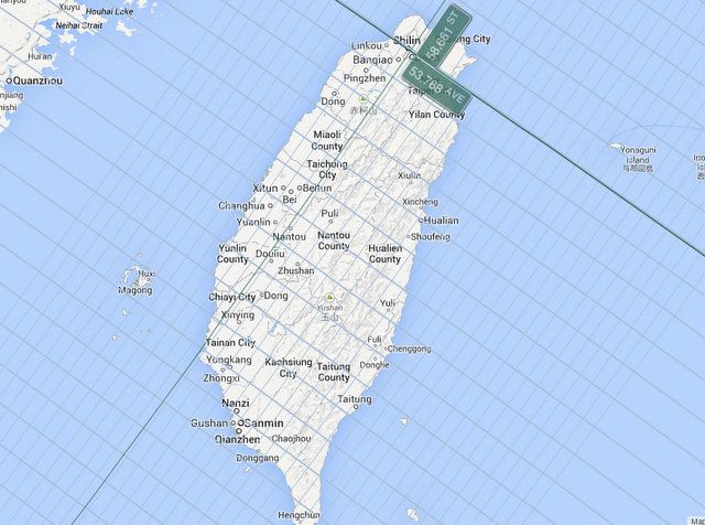 ExtendNY-Manhattan Grid-Extended-Earth-Taipei