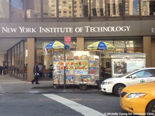 Food cart umbrella NYC Untapped Cities