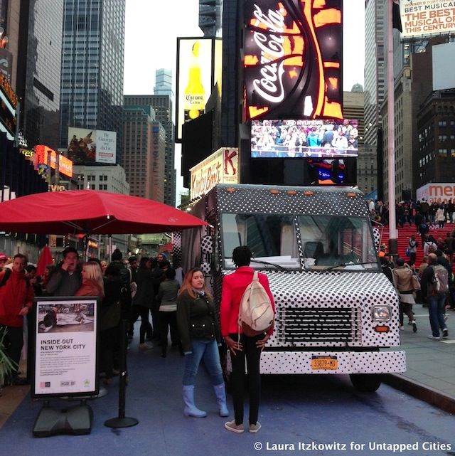 JR Inside Out photobooth truck Times Square NYC Untapped Cities