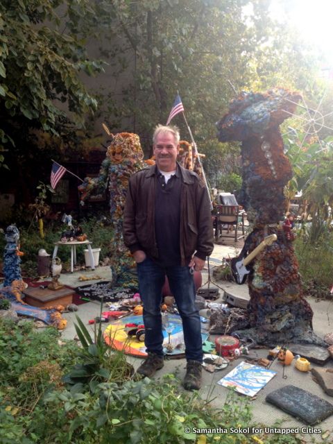 ken cro-ken artist 2bn2c sculpture garden alphabet city new york untapped cities samantha sokol