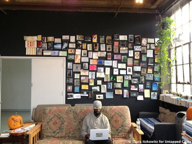 Mellow Pages library reading room Bogart Street Bushwick Brooklyn NYC Untapped Cities