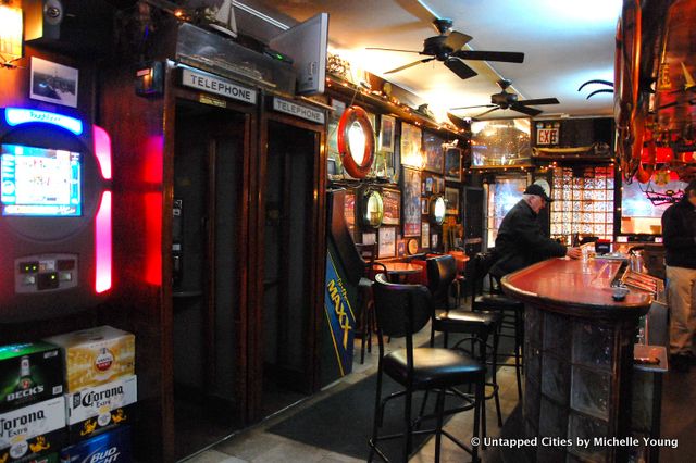 Montero Bar and Grill-Vintage Telephone Booth-Brooklyn Heights-NYC