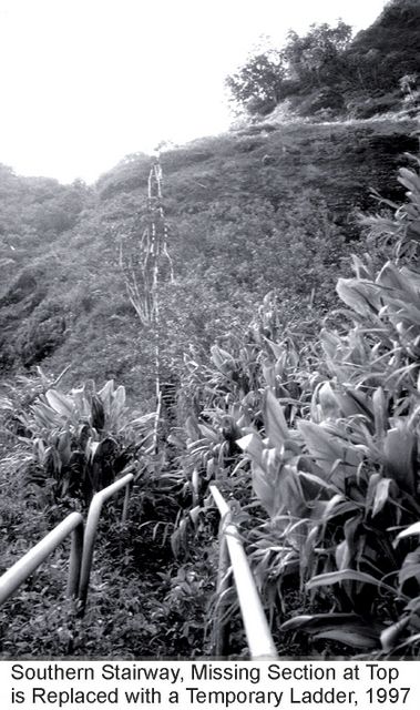 Stairway to Heaven-Haiku Steps-Vintage Photo-Hawaii-Oahu-5