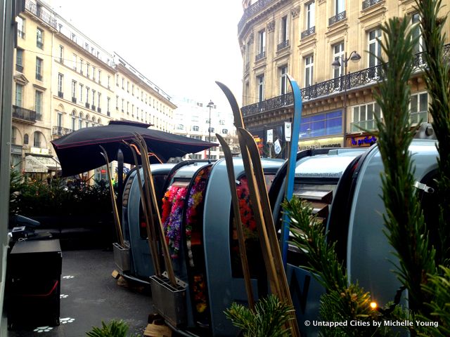 Paris-W Hotel-Opera-Ski Gondola-Bar-Cafe-France