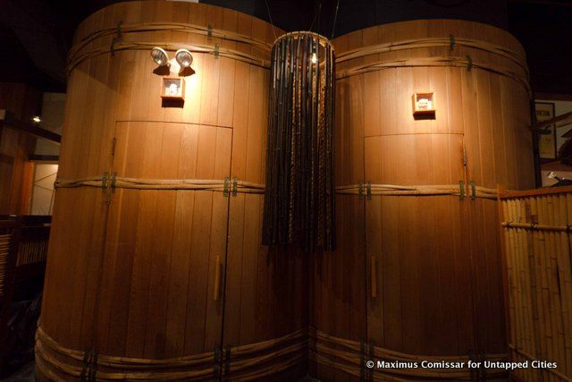 Sakaguara-Sake Bar-NYC-Giant Barrell Toilet Bathroom-001