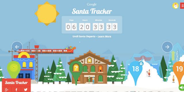 Santa Tracker-Google-December 2013-Elf Village-North Pole-Map-6