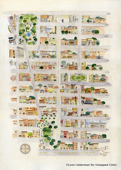 Union Square to Gramercy Park Map-Lynn Lieberman