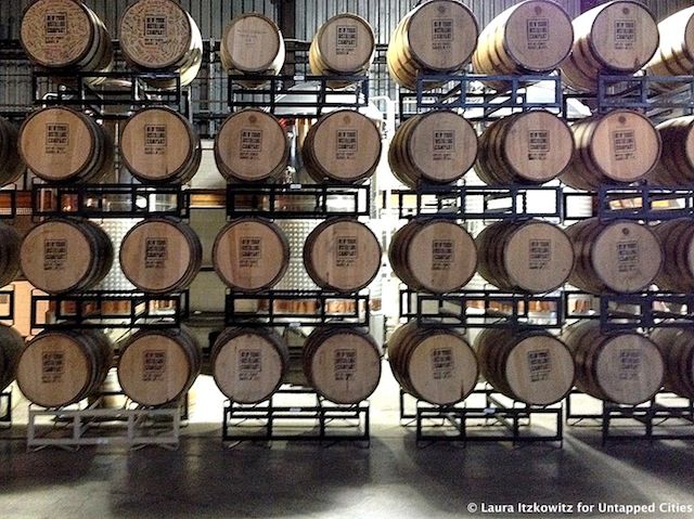 NY Distilling Company barrels Williamsburg Brooklyn NYC Untapped Cities