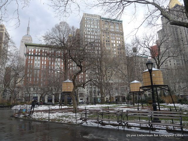 Looking North with the Empire State Building in the background