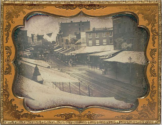 Chatham Street-1848-Old Photograph-Vintage-NYC