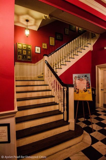 Grolier Club staircase book arts NYC Untapped Cities