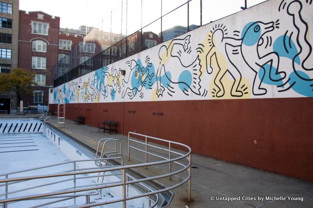 Carmine Street Pool-Tony Dapolito Recreation Center-Keith Haring Mural-Greenwich Village-NYC_1