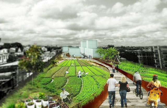 Queensway Rendering-High Line-Queens-NYC