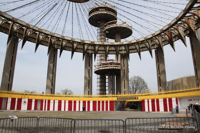 New York State Pavilion-Abandoned-Interior-NYC Parks-Flushing Meadow Corona Park-1964 World Fair-Queens-NYC-023