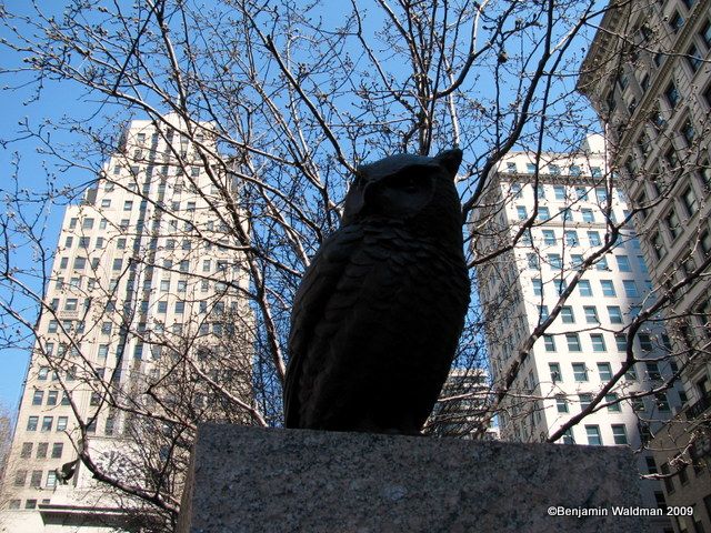 herald square entrance owl