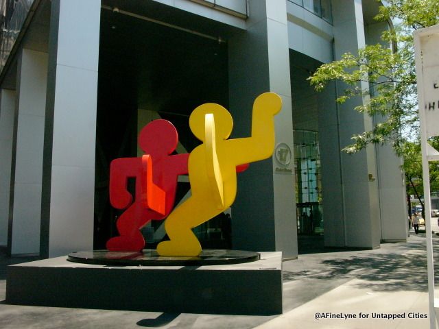 Keith Haring-Two Dancing Figures-101 State Street-Battery Park-NYC-Untapped Cities AFinelyne