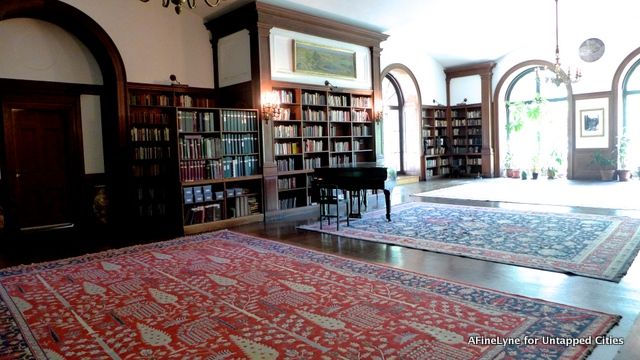 Library on the second floor