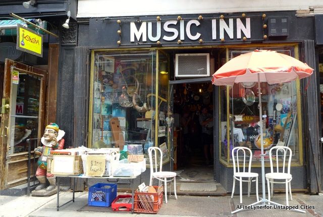 The Music Inn located at 169 West 4th Street in Greenwich Village