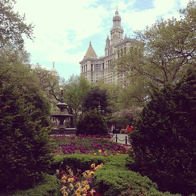 Untapped Cities instagram pic of the week City Hall Park NYC