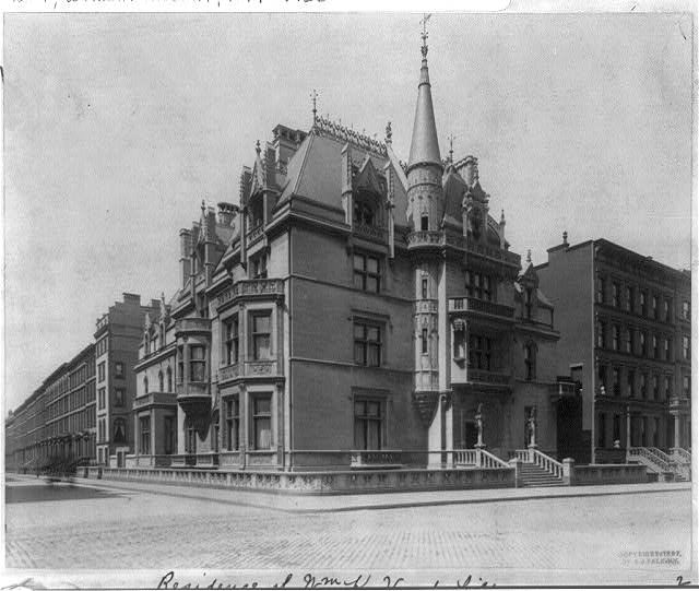 NYC row of brownstones 1897 the gilded age vintage photography Untapped Cities Sabrina Romano