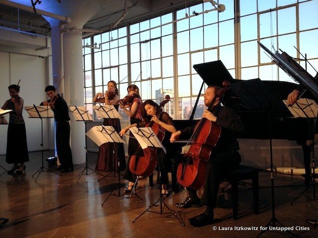 Chelsea Music Festival opening night ensemble Starrett-Lehigh Building NYC Untapped Cities