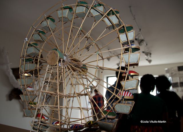 Flag Wheel by Ewa Nowogorski, a student at Fiorello LaGuardia High School