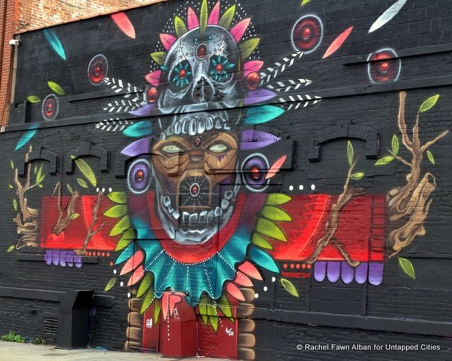 Medicine Man mural by Victor "Marka27" Quiñonez