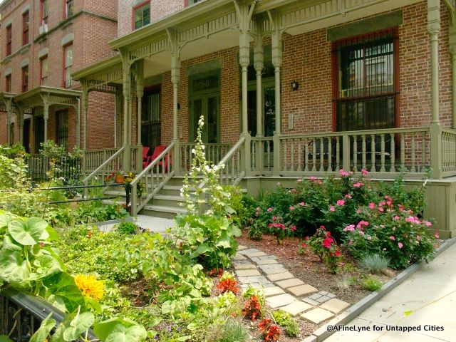 Every summer you can see beautifully tended gardens from one end of 130th Street to the other.