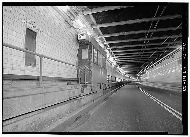 Inside View of the Holland Tunnel Vintage NYC Photography Untapped Cities Sabrina Romano