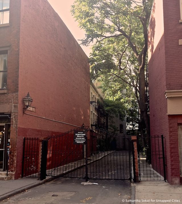 Patchin place greenwich village lamp post alleyway new york city untapped cities samantha sokol