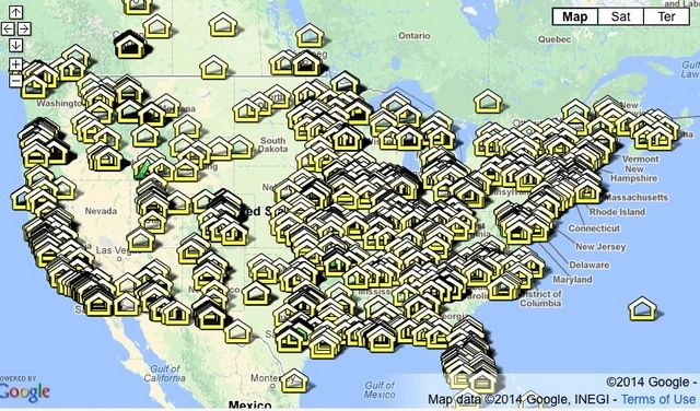 World Map of Little Free Libraries. Source: www.littlefreelibraries.org