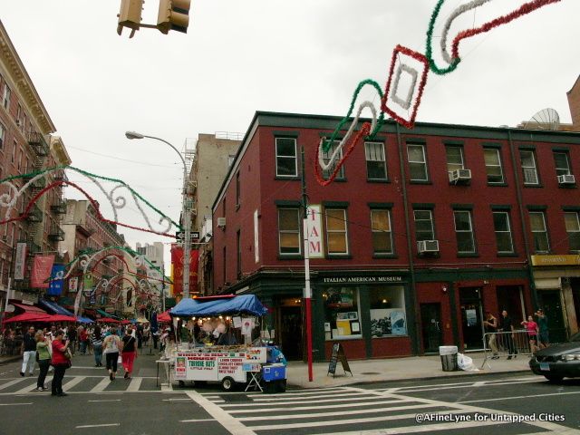 The Italian American Museum in a historic location on the corner of Grand and Mulberry Streets