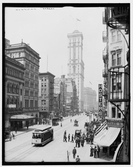 Broadway and Times Building-Vintage Photograph-NYC