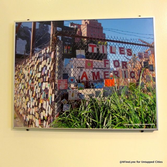 Photo of the Tiles of Remembrance, which were on Greenwich Avenue  and Seventh Avenue South