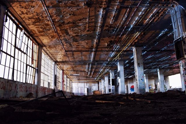 5Pointz-Interior Demolition-Rooftop-StreetArt-Long Island City-Queens-Urban Exploration-NYC-Fall 2014-008