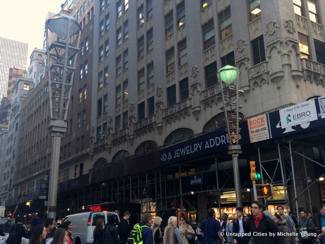 Diamond District-Diamond Lampposts-Business Improvement District-Midtown-NYC