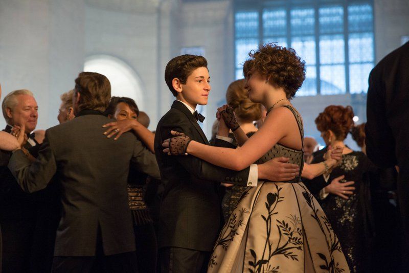 Scene inside the Cunard Building