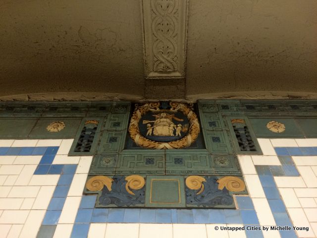 IRT Subway Tile-Columbia University-116th Street-NYC