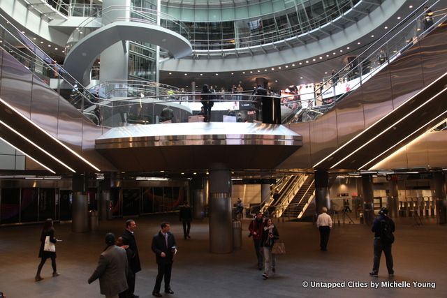 Fulton Center Transit Hub-MTA-World Trade Center-Sky Reflector-Net-James Carpenter-NYC