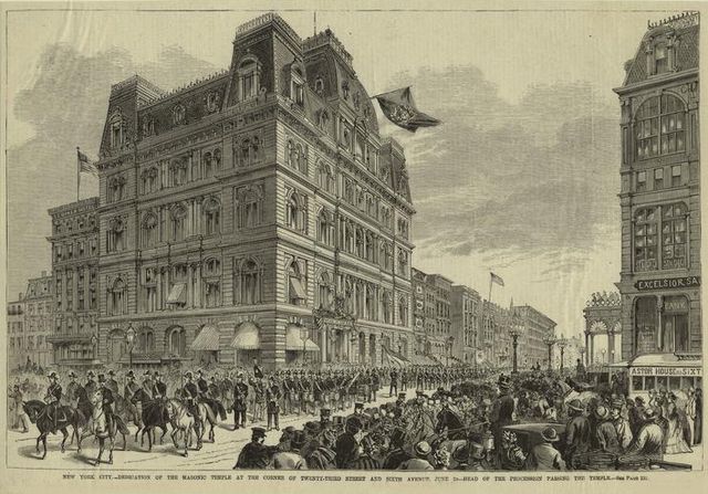 Masonic Temple-Napoleon LE Brun-23rd and 6th Avenue-Chelsea-NYC