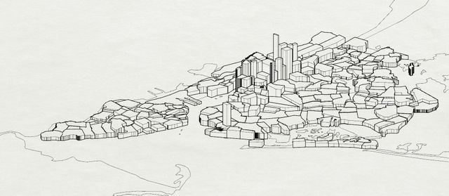 Constantine Valhouli-NYC Property Prices-Hand Drawn Map