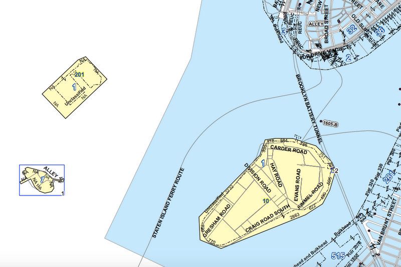 Ellis Island Tax Lot-Lot 1 Block 201-Manhattan-NYC