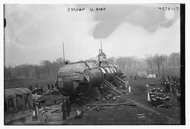 German U-Boat-Central Park-UC-5 Submarine-War Bounds-1917-NYC-2