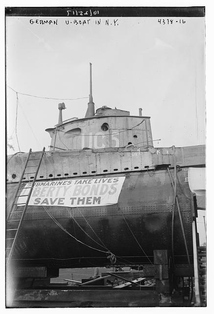 German U-Boat-Central Park-UC-5 Submarine-War Bounds-1917-NYC-3