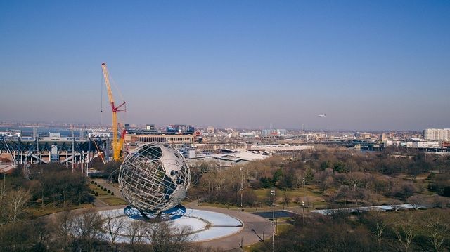 New YOrk State Pavilion-Abandoned Observation Towers-Flushing Meadows Corona Park-Queens-Robert Fein-NYC-006