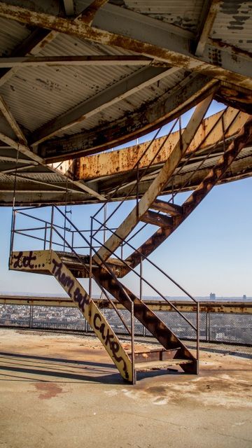 New YOrk State Pavilion-Abandoned Observation Towers-Flushing Meadows Corona Park-Queens-Robert Fein-NYC-009